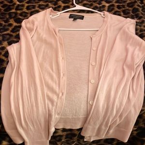 Light pink buttoned cardigan